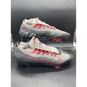 Nike Vapor Edge Pro 360 Black Red White Football Cleats DQ3670-061 Men Size 13.5
